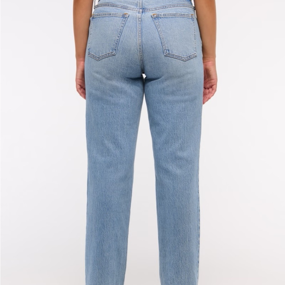Abercrombie & Fitch Blue Straight Leg Jeans